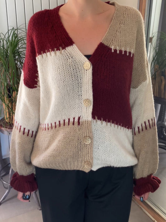 Gilet Tria bordeaux
