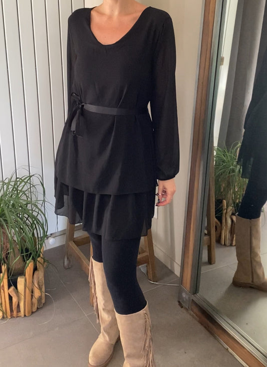 Robe Voile (Existe en noir ou kaki)