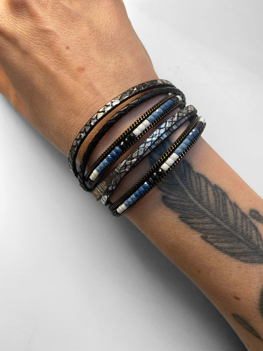 Bracelet Bangle (Existe en noir ou camel)