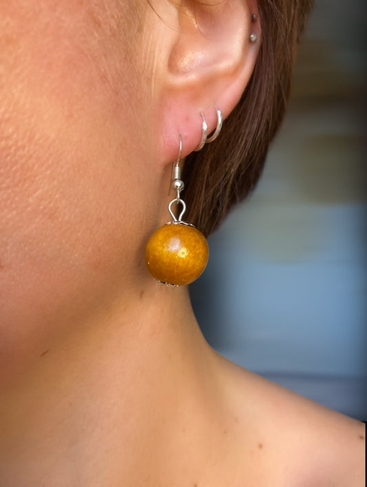 Boucles d'oreilles boule
